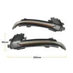 1 Pair For Audi A4 B8.5 Car Dynamic LED Turn Signal Light Rearview Mirror Flasher Water Blinker - Image 3