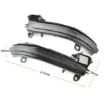 1 Pair For BMW 3 Series F20 Car Dynamic LED Turn Signal Light Rearview Mirror Flasher Water Blinker - Image 3