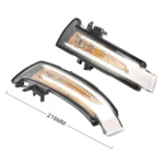 1 Pair For Mercedes-Benz A Class W176 2013-2017 Car Dynamic LED Turn Signal Light Rearview Mirror Flasher Water Blinker - Image 2