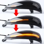 1 Pair For Honda Civic 2006-2011 Car Dynamic LED Turn Signal Light Rearview Mirror Flasher Water Blinker - Image 4
