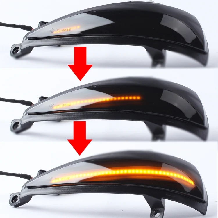 CRP7911TH_3.webp 1 Pair For Honda Civic 2006-2011 Car Dynamic LED Turn Signal Light Rearview Mirror Flasher Water Blinker - Image 4