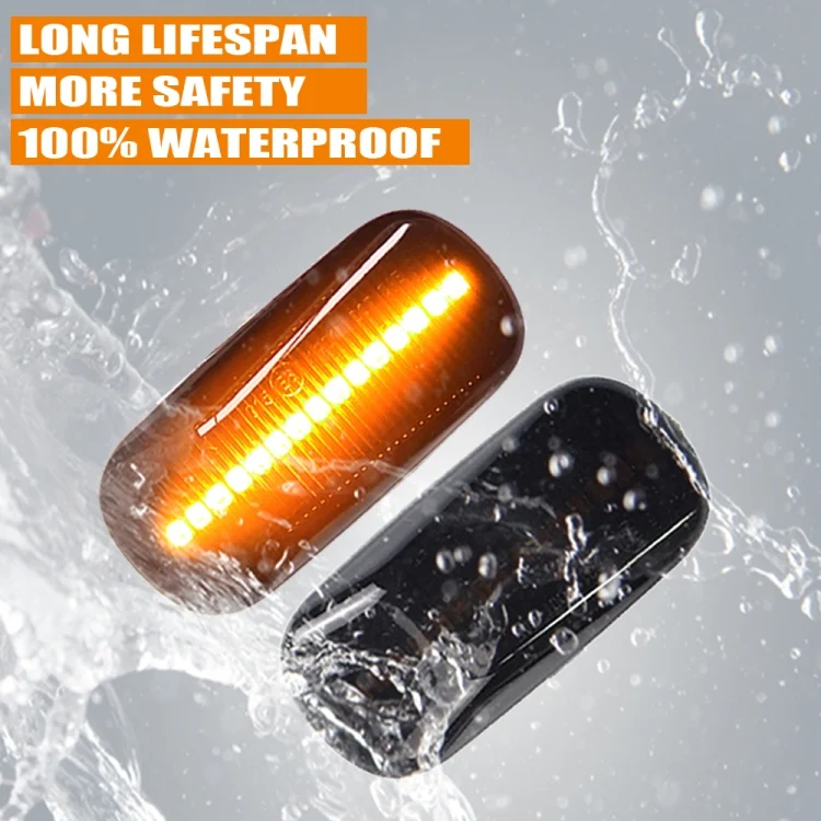 CRP7912_B2.webp 2pcs For Honda Civic 2001-2015 Car Dynamic LED Fender Side Light 34301-S5H-T02 - Image 3