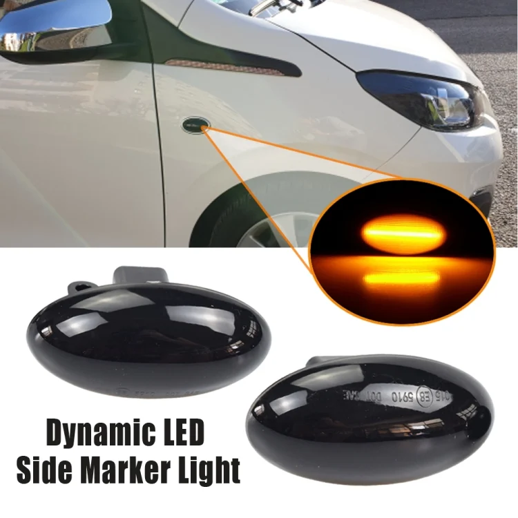 CRP7913_B3.webp 2pcs For Peugeot 1007 Car Dynamic LED Fender Side Light 817300H010 - Image 4