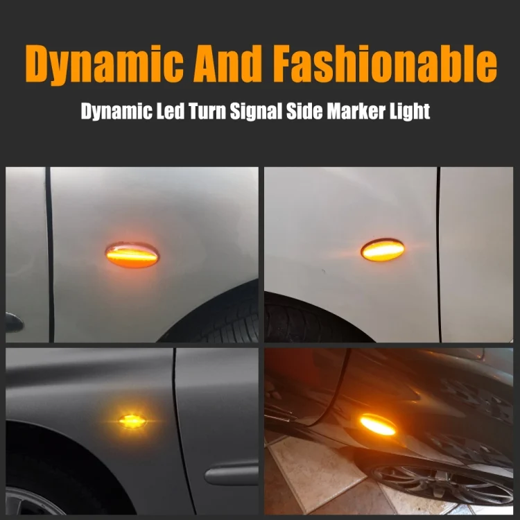 CRP7913_B4.webp 2pcs For Peugeot 1007 Car Dynamic LED Fender Side Light 817300H010 - Image 5