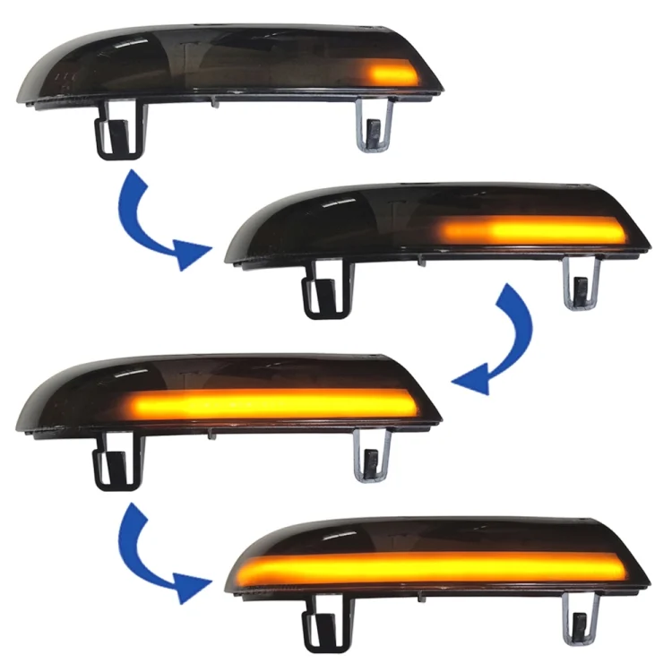 CRP7916TH_3.webp 2pcs For Volkswagen Golf 5 MK5 2003-2008 Car Dynamic LED Turn Signal Light Rearview Mirror Flasher Water Blinker - Image 4