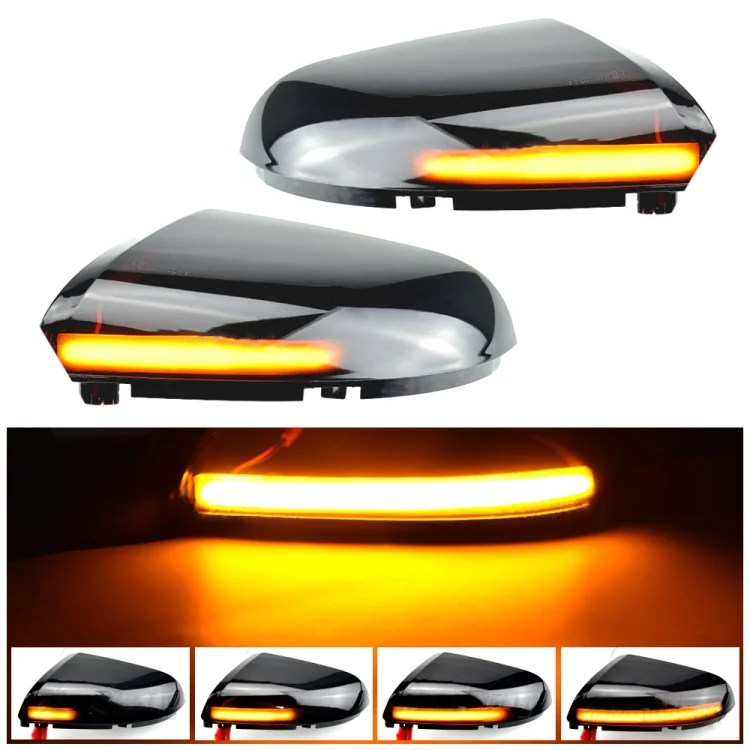 1 Pair For Dodge Ram 1500 2009-2018 Car Dynamic LED Turn Signal Light Rearview Mirror Flasher Water Blinker