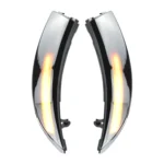 1 Pair For Ford Fiesta 2008-2017 Car Dynamic LED Turn Signal Light Rearview Mirror Flasher Water Blinker - Image 2