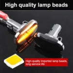 2pcs For Suzuki Jimny JB64W 2018/07- Car Dynamic LED Fender Side Light - Image 4