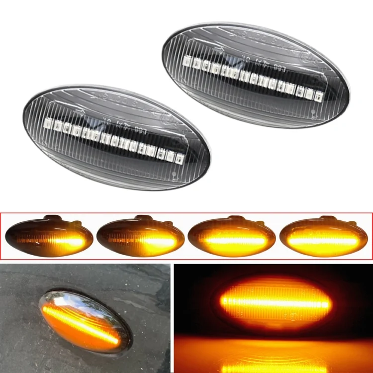 CRP7921T.webp 2pcs For Suzuki Grand Vitara JT 2005-2012 Car Dynamic LED Fender Side Light - Image 1