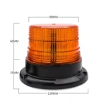 School Bus Engineering Vehicle Safety Warning Light Rear-end Collision Yellow Signal Lamp - Image 3