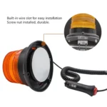 School Bus Engineering Vehicle Safety Warning Light Rear-end Collision Yellow Signal Lamp - Image 4
