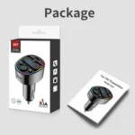Car Bluetooth MP3 Player Audio FM Transmitter with Ambient Light - Image 12