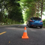 Car Telescopic Folding Road Cone Oxford Cloth Reflective Warning Sign - Image 7