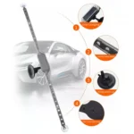 Car Warning Anti-collision Rear-end Flashing Lights Solar LED Decorative Lights - Image 3