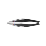 1 Pair Carbon Fiber Car Lamp Eyebrow Decorative Sticker for BMW E90 / 318i / 320i / 325i 2009-2012 - Image 2