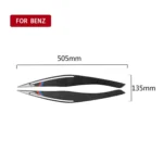 1 Pair Carbon Fiber Car Lamp Eyebrow Decorative Sticker for BMW E90 / 318i / 320i / 325i 2009-2012 - Image 5