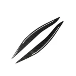 Carbon Fiber Car Lamp Eyebrow Decorative Sticker for BMW 5 Series F10 2014-2016 - Image 2