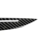 Carbon Fiber Car Lamp Eyebrow Decorative Sticker for BMW 5 Series F10 2014-2016 - Image 3