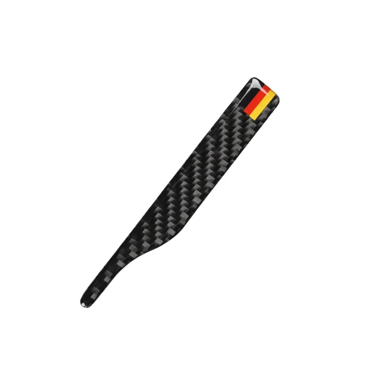 CRP8904_3.webp Car Carbon Fiber German Flag Pattern Rearview Mirror Anti-collision Sticker for Audi TT, Left and Right Drive Universal, B Style - Image 4