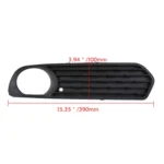 Pair Car Front Bumper Fog Light Grille Fog Lamp Frame for BMW F20 F21 2012-2014 51117272558 / 51117272557 - Image 5