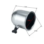 50mm Silver Plastic Car Truck Tow Ball Cover Cap Towing Hitch Trailer Towball Protection - Image 5