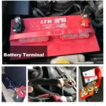 1 Pair Car Battery Cable Terminal Clamps Connectors Battery Clip - Image 5