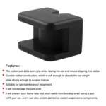 2 PCS Car Jack Pad Adapter Rubber Jack Pads Slotted Frame - Image 5