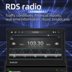 HD 7 inch Single Din Car Android Player GPS Navigation Bluetooth Touch Stereo Radio, Support Mirror Link & FM & WIFI - Image 14