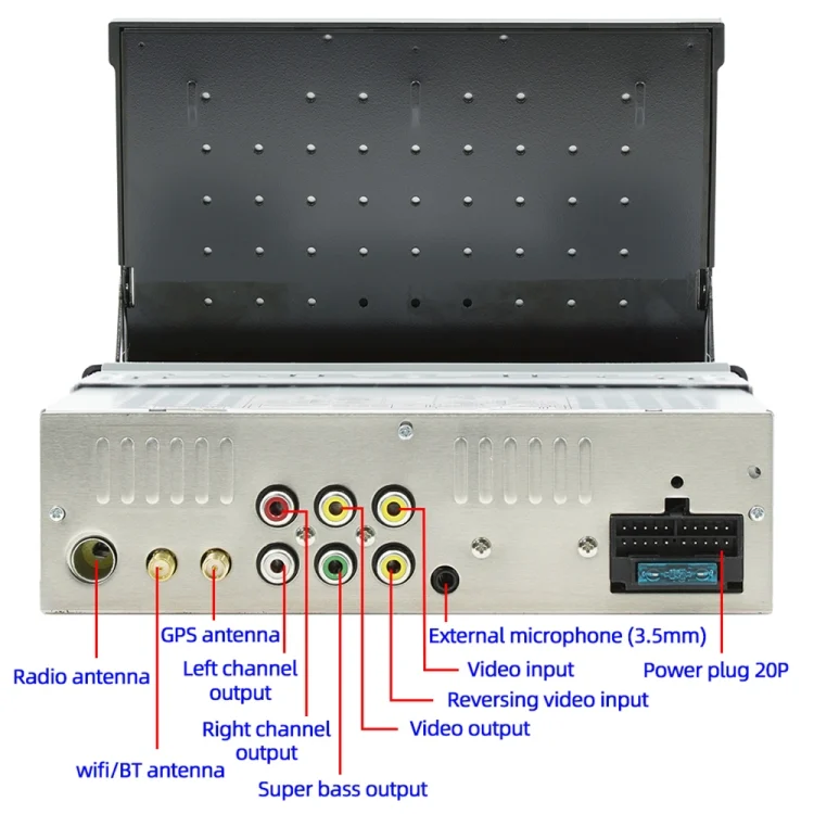 CRP9618_17.webp HD 7 inch Single Din Car Android Player GPS Navigation Bluetooth Touch Stereo Radio, Support Mirror Link & FM & WIFI - Image 18