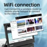 HD 7 inch Single Din Car Android Player GPS Navigation Bluetooth Touch Stereo Radio, Support Mirror Link & FM & WIFI - Image 6