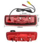 PZ463 Car Waterproof 170 Degree View Camera for Renault / Opel - Image 4
