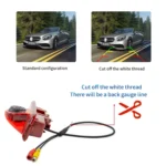 PZ463 Car Waterproof 170 Degree View Camera for Renault / Opel - Image 10