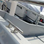 Marine Stainless Steel Flat Top 4 inch Base Boat Cleats Dock with Screws - Image 5