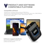 Viecar VP003 Car Mini OBD + USB / Type-C Interface Fault Detector V2.2 Bluetooth Diagnostic Tool - Image 11