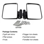 Side Mirror Rear View Mirror for Golf Carts - Image 5