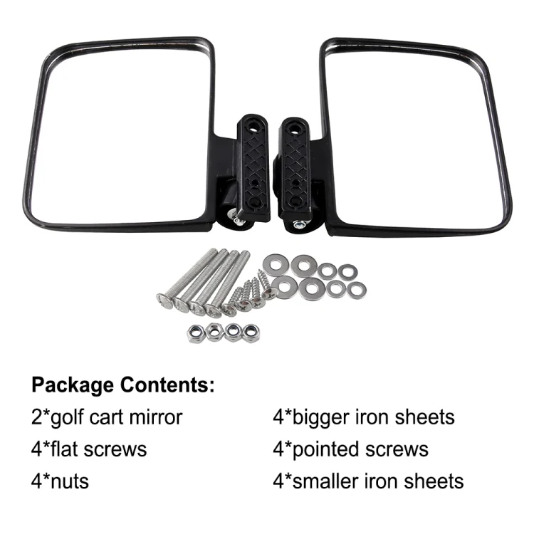 CRP9903_4.webp Side Mirror Rear View Mirror for Golf Carts - Image 5