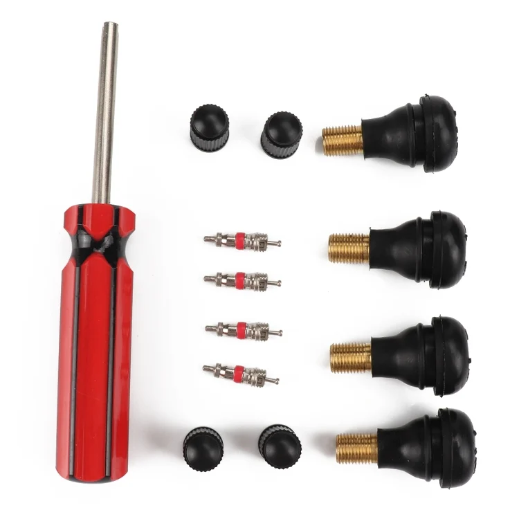 CRP9943_5.webp Tire Removal Tool + Tire Valve Set + TR412 for Car Trunk Motorcycles - Image 6