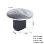 Car Keyless Switch Engine Start Key Push Button 2215450514 for Mercedes-Benz W164 W205(Silver) - Image 4