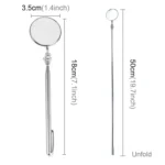 Vehicle Car Chassis Telescoping Inspection Mirror, Mirror Diameter: 3.5cm, Length: 50cm - Image 3