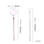 Vehicle Car Chassis Telescoping Inspection Mirror, Mirror Diameter: 30mm, Length: 165mm - Image 2