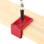 T50 L-Shaped Woodworking Aluminum Alloy Holes Ruler Marking Fixing Tool - Image 5