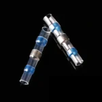 100 PCS AWG16-14 1.5-2.5mm Seal Heat Shrink Butt Wire Connectors Blue Terminals Solder Sleeve - Image 2