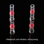 100 PCS AWG22-18 0.5-1.5mm Seal Heat Shrink Butt Wire Connectors Red Terminals Solder Sleeve - Image 3