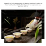 Ceramics Kung Fu Teaware Teapot Teacup Set - Image 5