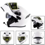 Soman 955 Skyeye Motorcycle Full / Open Face Bluetooth Helmet Headset Full Face, Supports Answer / Hang Up Calls - Image 2