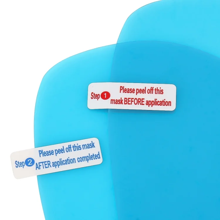 EDA00052001_2.webp Car PET Rearview Mirror Protective Window Clear Anti-fog Waterproof Rain Shield Film - Image 3