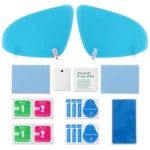 Car Round PET Rearview Mirror Protective Window Clear Anti-fog Waterproof Rain Shield Film - Image 5