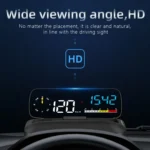 C5 OBD2 + GPS Mode Car HUD Head-up Display Water Temperature / Vehicle Speed / Voltage - Image 5