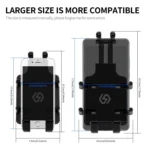 WUPP CS-1205A1 All Aluminum Alloy Motorcycle Navigation Bracket Phone Holder - Image 5