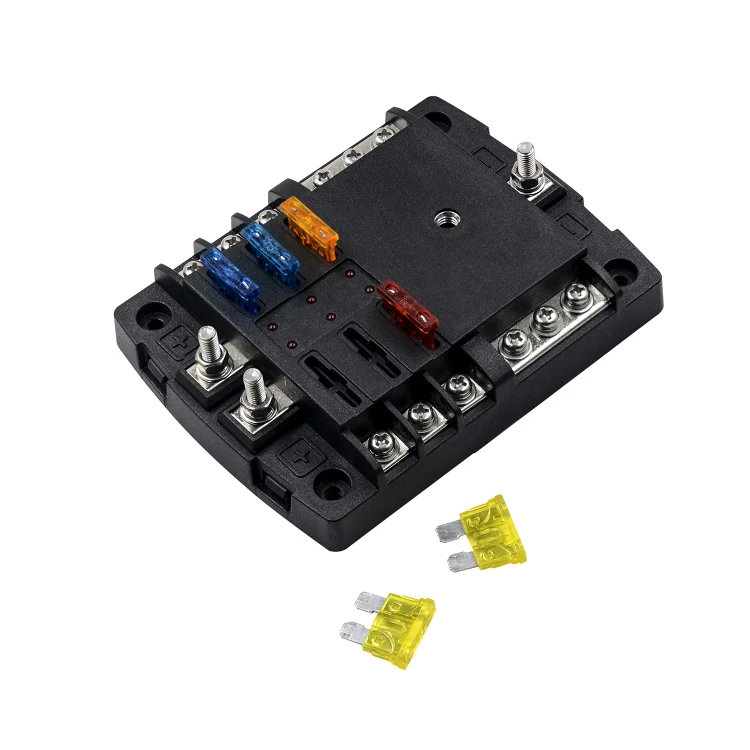 EDA0010174_2.webp CS-1222A1 High Current Independent Positive and Negative 6-way LED Indicator Plug Fuse Box - Image 3